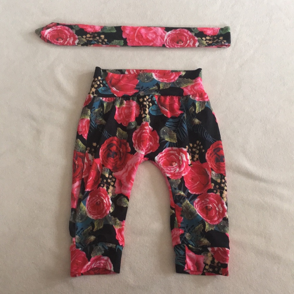 Pants and matching headband